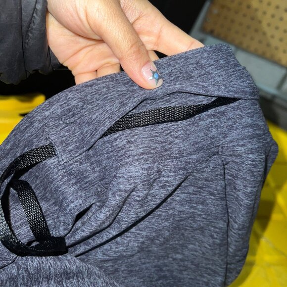 Lululemon Athletica Women Drawstring Joggers Size 10 Heathered Gray - Picture 3 of 10